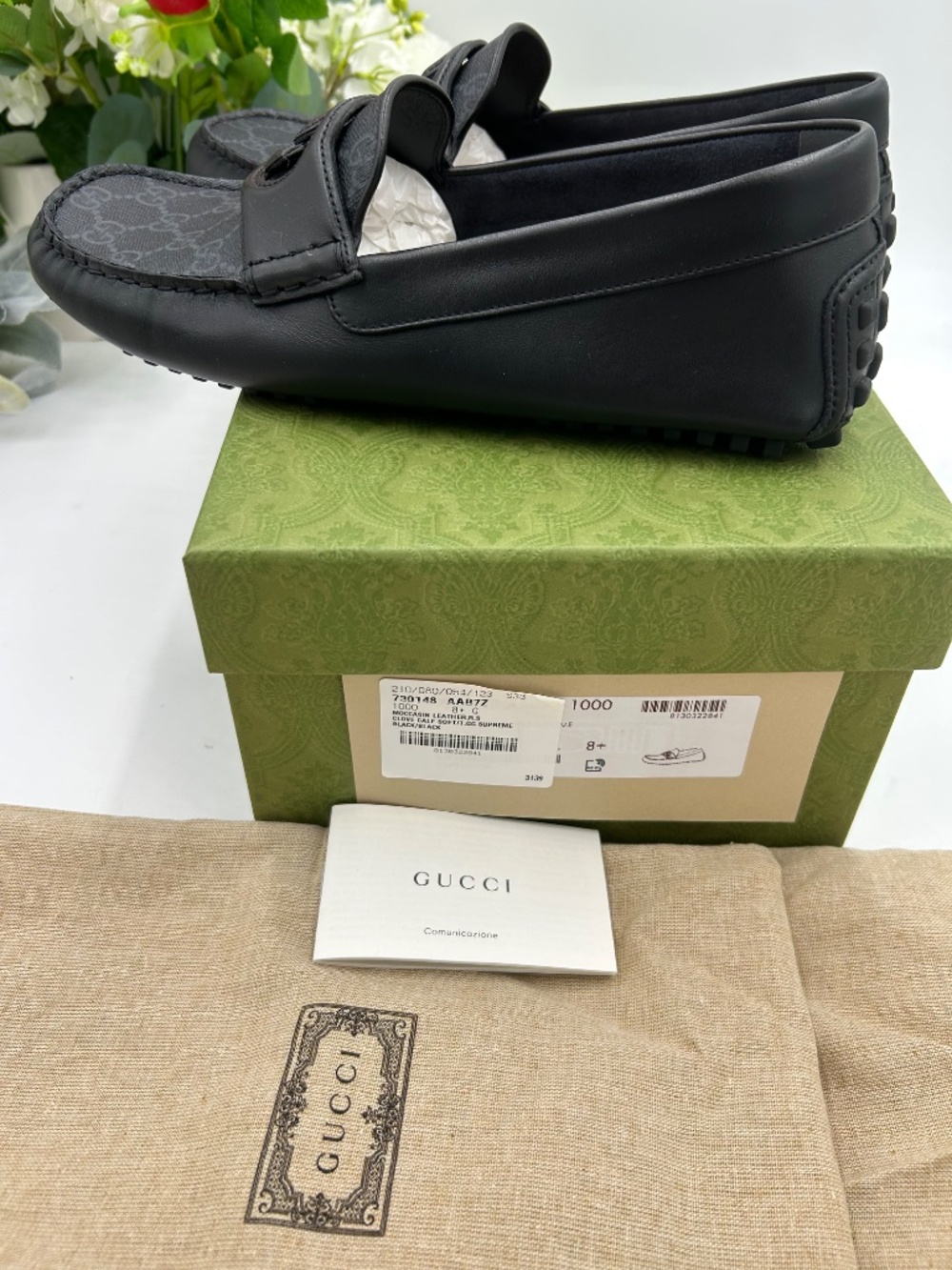 ****************Men’s Gucci interlocking G Driver loafers. Size 8.5.(fits 9 US) - Picture 3 of 8